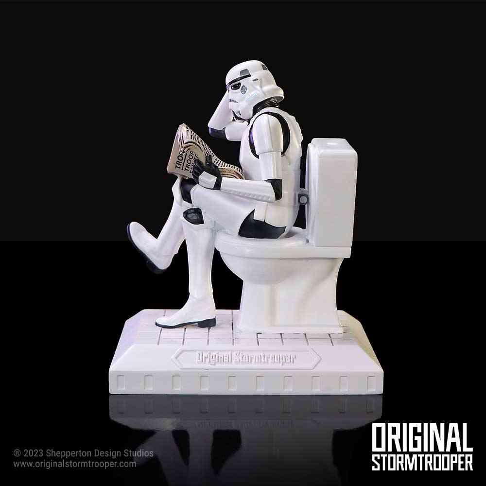 Nemesis Now Star Wars - Stormtrooper Pooper Trooper Figurine - Blanc